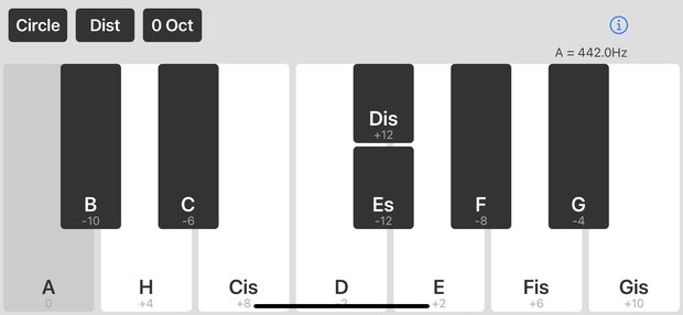 ピタゴラス音律キーボード